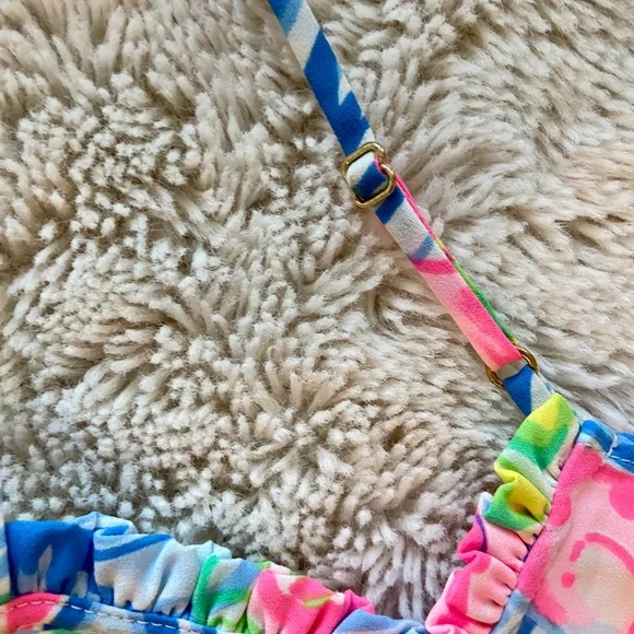 Lilly Pulitzer Multi colored Womens Medium Racerback Tank Spaghetti Straps - Picture 5 of 5